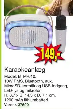 Harald Nyborg Karaokeanlæg, DKK 149 tilbud