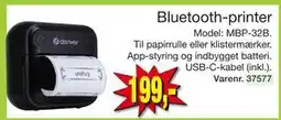 Harald Nyborg Bluetooth-printer, DKK 199 tilbud