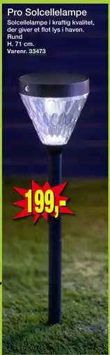 Harald Nyborg Pro Solcellelampe, DKK 199 tilbud