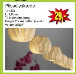 Harald Nyborg Plissélyskæde, DKK 29 tilbud