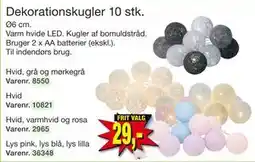 Harald Nyborg Dekorationskugler 10 stk, DKK 29 tilbud