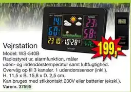 Harald Nyborg Vejrstation, DKK 199 tilbud