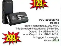 Harald Nyborg PSQ-20008MK2 trådløs, DKK 299 tilbud