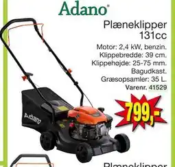 Harald Nyborg Plæneklipper 131cc, DKK 799 tilbud