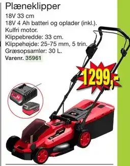 Harald Nyborg Plæneklipper, DKK 1299 tilbud