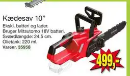 Harald Nyborg Kædesav 10”, DKK 499 tilbud