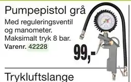 Harald Nyborg Pumpepistol grå, DKK 99 tilbud