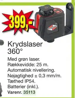 Harald Nyborg Krydslaser 360°, DKK 399 tilbud