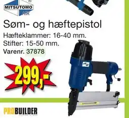 Harald Nyborg Søm- og hæftepistol, DKK 299 tilbud