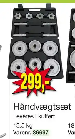 Harald Nyborg Håndvægtsæt, DKK 299 tilbud