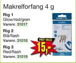 Harald Nyborg Makrelforfang 4 g, DKK 15 tilbud