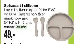 Harald Nyborg Spisesæt i silikone, DKK 49 tilbud