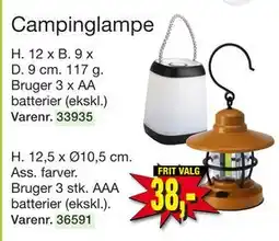 Harald Nyborg Campinglampe, DKK 38 tilbud