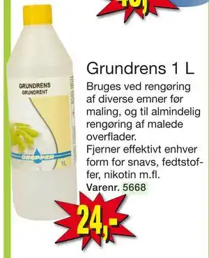Harald Nyborg Grundrens 1 L, DKK 24 tilbud