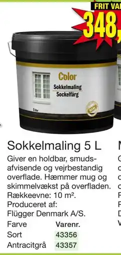 Harald Nyborg Sokkelmaling 5 L, DKK 348 tilbud