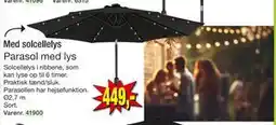 Harald Nyborg Parasol med lys, DKK 449 tilbud
