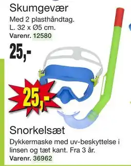 Harald Nyborg Snorkelsæt, DKK 25 tilbud