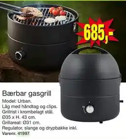 Harald Nyborg Bærbar gasgrill, DKK 685 tilbud