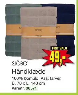 Harald Nyborg Håndklæde, DKK 49 tilbud