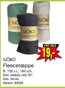 Harald Nyborg Fleecetæppe, DKK 19 tilbud