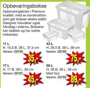 Harald Nyborg Opbevaringsbokse tilbud