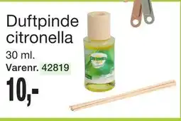 Harald Nyborg Duftpinde citronella, DKK 10 tilbud