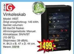 Harald Nyborg Vinkøleskab, DKK 1499 tilbud