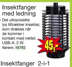 Harald Nyborg Insektfanger med ledning, DKK 45 tilbud