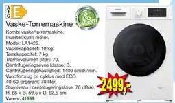 Harald Nyborg Vaske-Tørremaskine, DKK 2499 tilbud
