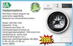 Harald Nyborg Vaskemaskine, DKK 2899 tilbud