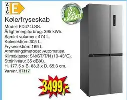Harald Nyborg Køle/fryseskab, DKK 3499 tilbud
