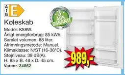 Harald Nyborg Køleskab, DKK 989 tilbud