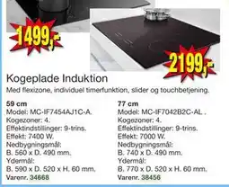 Harald Nyborg Kogeplade Induktion, DKK 2199 tilbud