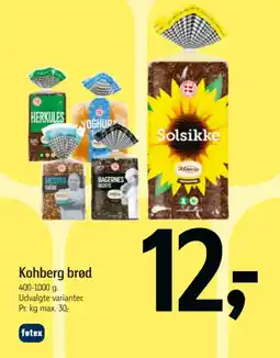 Føtex Kohberg brød tilbud