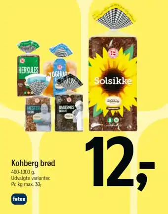 Føtex Kohberg brød tilbud