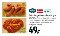 Føtex Antonius grillboks af dansk gris tilbud