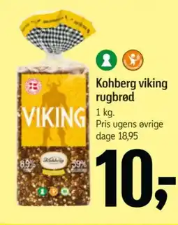 Føtex Kohberg viking rugbrød tilbud