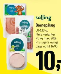 Føtex Salling børnepålæg tilbud
