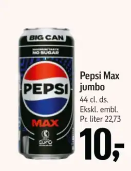 Føtex Pepsi Max jumbo tilbud
