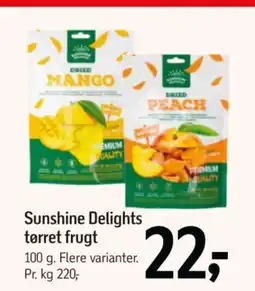 Føtex Sunshine Delights tørret frugt tilbud