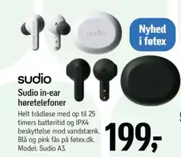 Føtex sudio Sudio in-ear høretelefoner tilbud