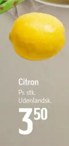 Føtex Citron tilbud