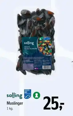 Føtex Muslinger, DKK 25 tilbud