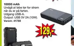 Harald Nyborg 10000 mAh, DKK 129 tilbud