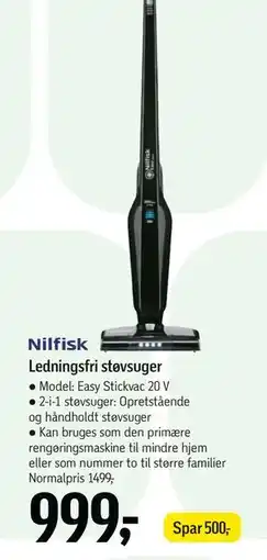 Føtex Ledningsfri støvsuger, DKK 999 tilbud