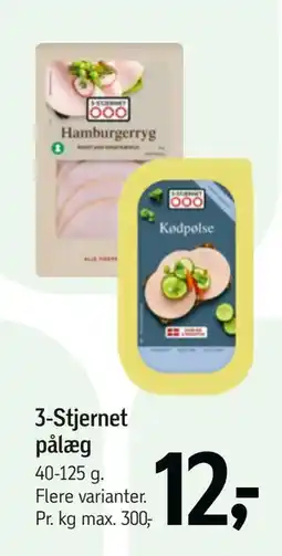 Føtex 3-Stjernet pålæg, DKK 12 tilbud