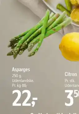 Føtex Asparges, DKK 22 tilbud