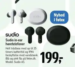 Føtex Sudio in-ear høretelefoner, DKK 199 tilbud