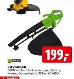 jem & fix LØVSUGER, DKK 199 tilbud
