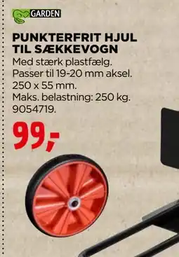jem & fix PUNKTERFRIT HJUL TIL SÆKKEVOGN, DKK 99 tilbud